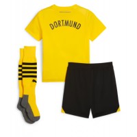 Dječji Nogometni Dres Borussia Dortmund Domaci 2023-24 Kratak Rukav (+ Kratke hlače)